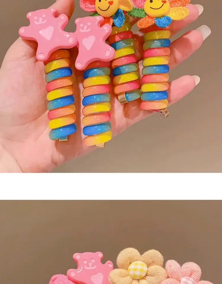 Children's Sunflower Hair Band with High Elastic Ponytail — feature 8