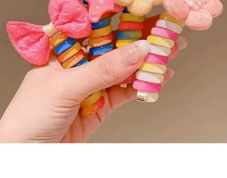 Children's Sunflower Hair Band with High Elastic Ponytail — feature 9