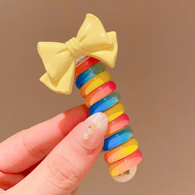 Children's Sunflower Hair Band with High Elastic Ponytail