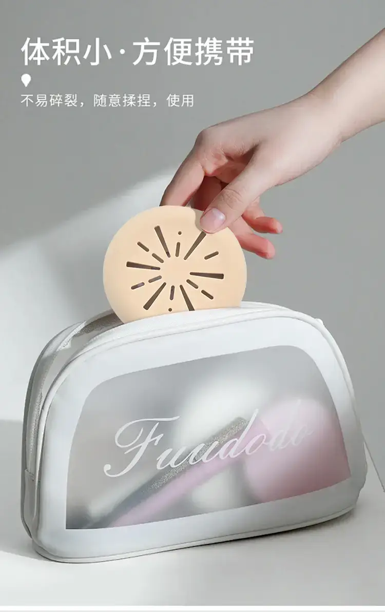 Pink Silicone Makeup Brush Storage Box with Dustproof Design — feature 13