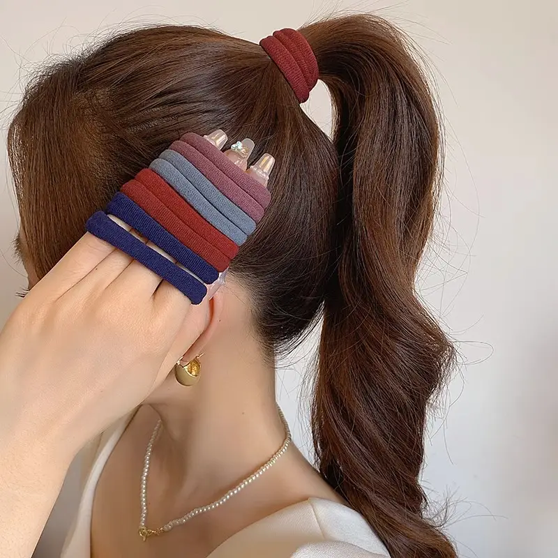 Canned Rubber Hair Ties Black 20 Pcs - Image 63