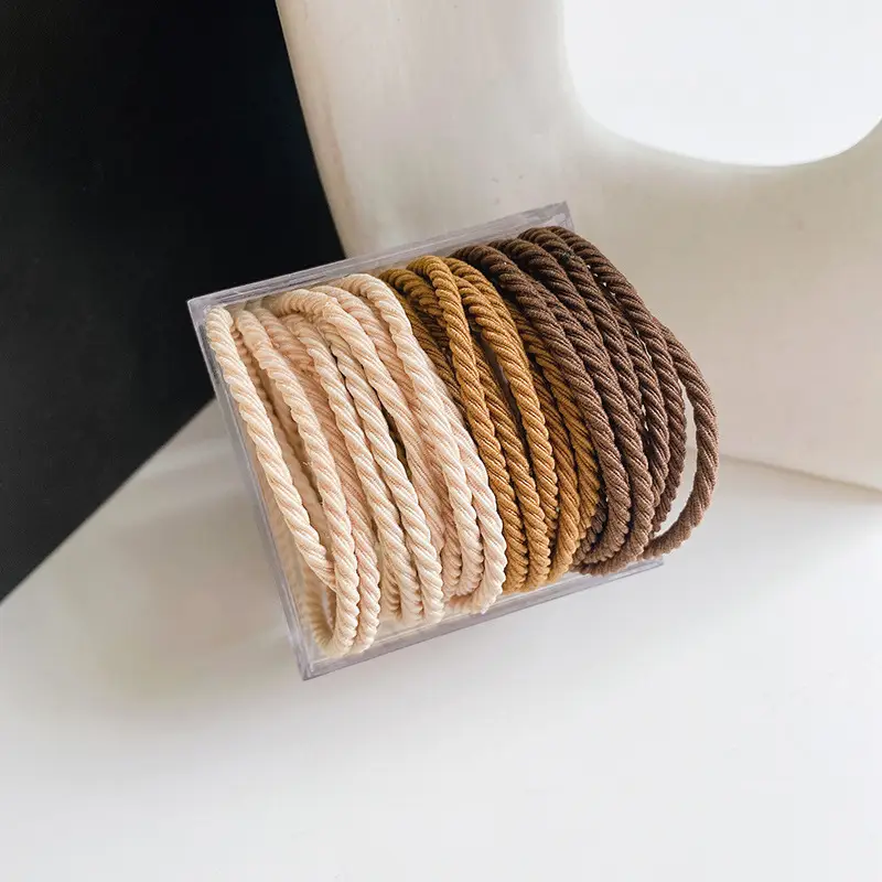 Canned Rubber Hair Ties Black 20 Pcs - Image 15
