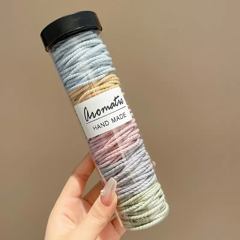 Canned Rubber Hair Ties Black 20 Pcs - Image 19