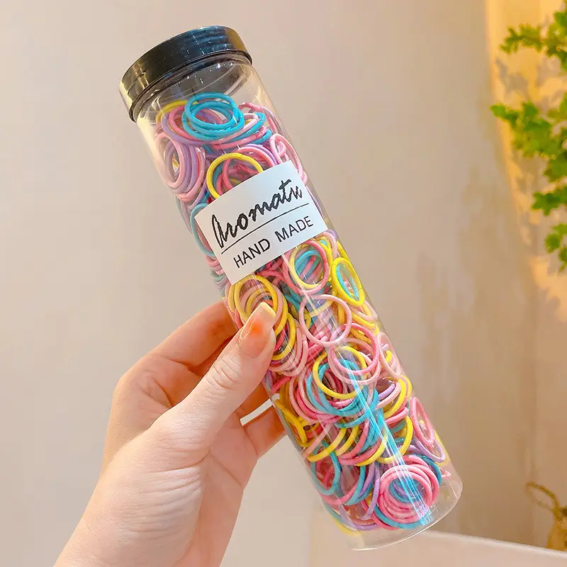 Canned Rubber Hair Ties Black 20 Pcs - Image 30