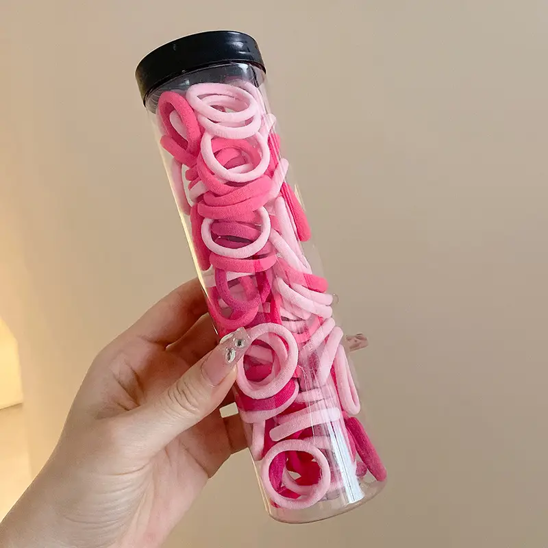 Canned Rubber Hair Ties Black 20 Pcs - Image 39