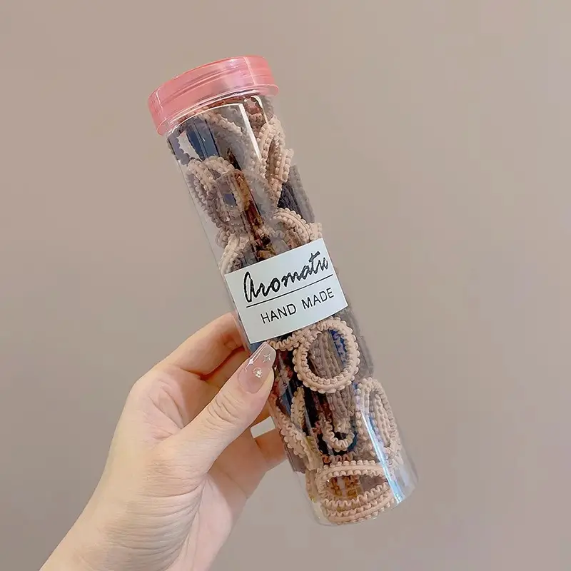 Canned Rubber Hair Ties Black 20 Pcs - Image 55