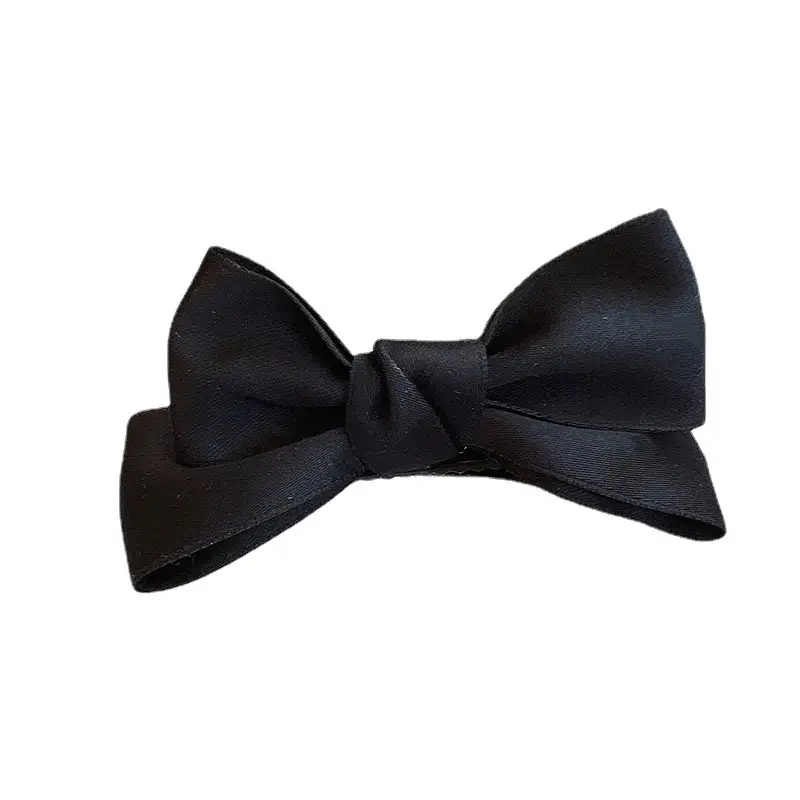 Black 3D Bow Hairpin for Women - Image 9