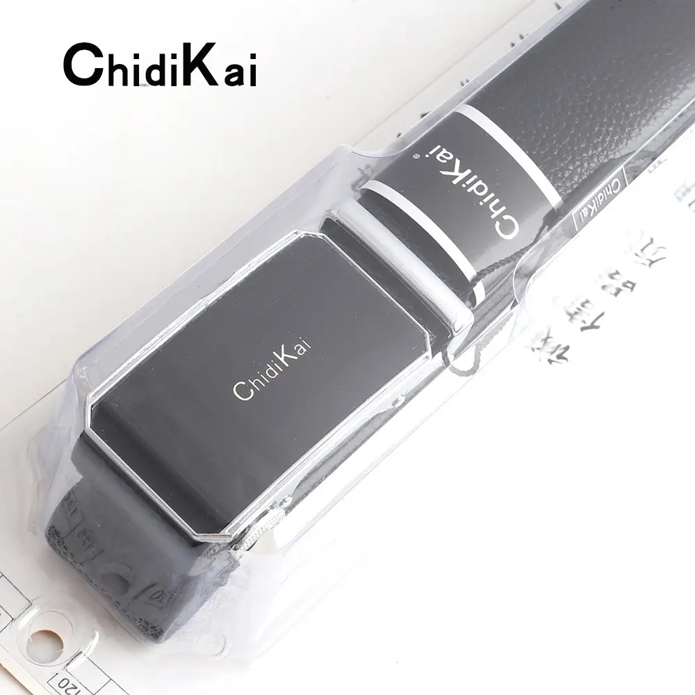 ChidiKai Alloy Men's Belt with Automatic Buckle Edge - Image 2