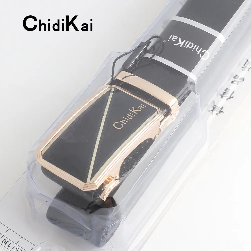 ChidiKai Alloy Men's Belt with Automatic Buckle Edge - Image 5