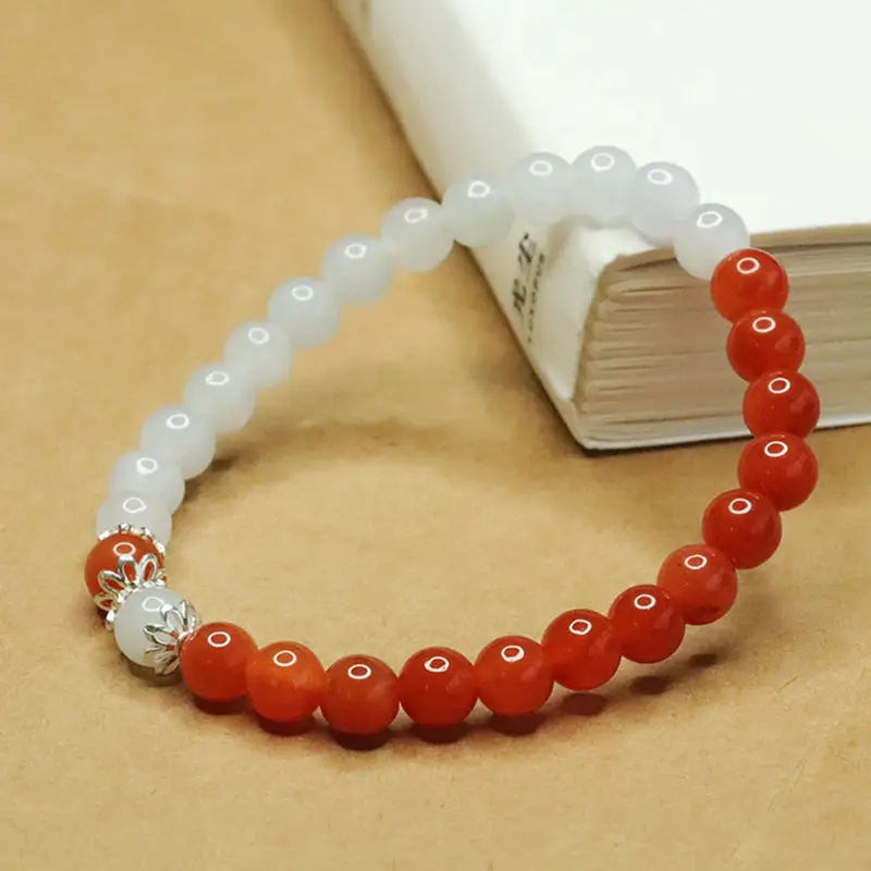 Aiyu Natural Jade Bracelet for Women S925 Silver Gold Thread — feature 14