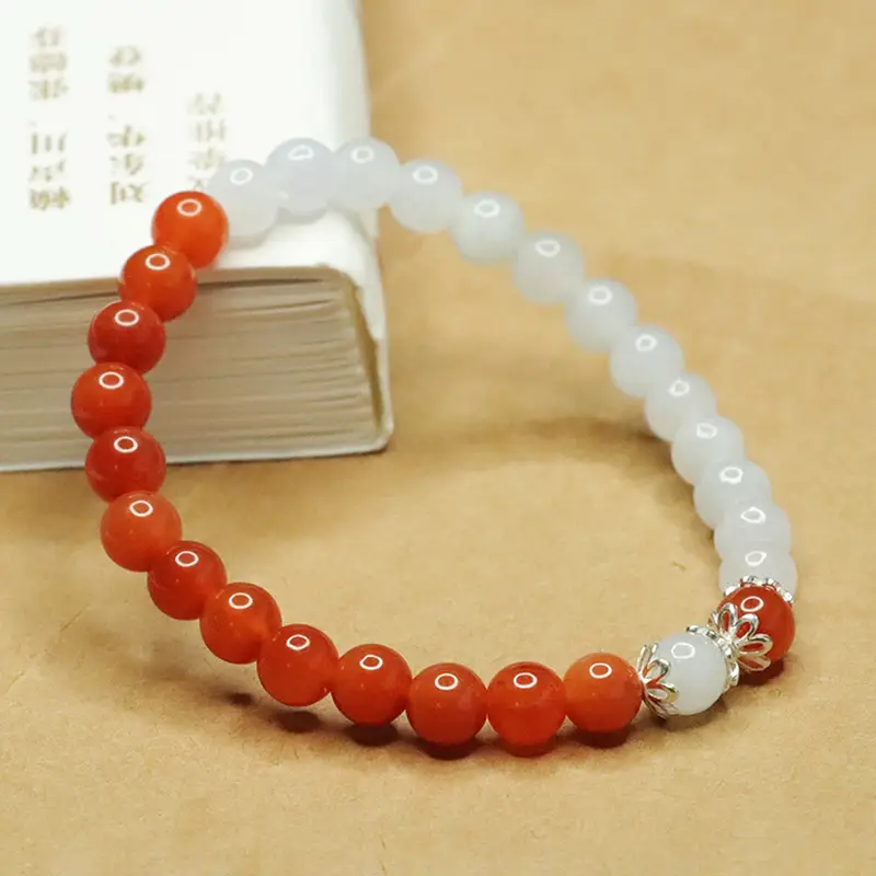 Aiyu Natural Jade Bracelet for Women S925 Silver Gold Thread — feature 16