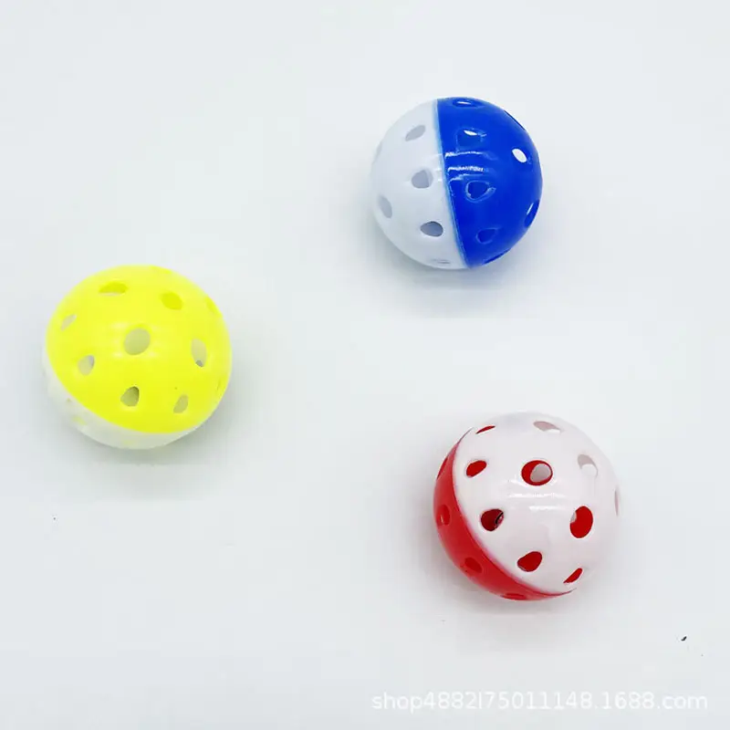 Cat Toy Bell Ball Wholesale 38mm Crinkle Paper Ball Rotating Catnip Ball Self-Entertainment Interactive Fun Pet Supplies
