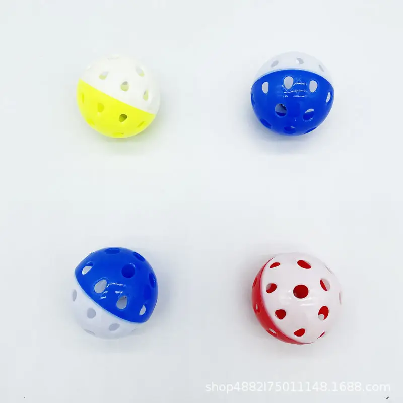Cat Toy Bell Ball Wholesale 38mm Crinkle Paper Ball Rotating Catnip Ball Self-Entertainment Interactive Fun Pet Supplies