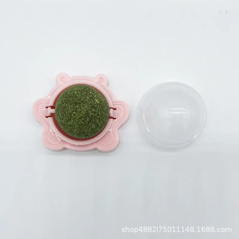 Cat Toy Bell Ball Wholesale 38mm Crinkle Paper Ball Rotating Catnip Ball Self-Entertainment Interactive Fun Pet Supplies