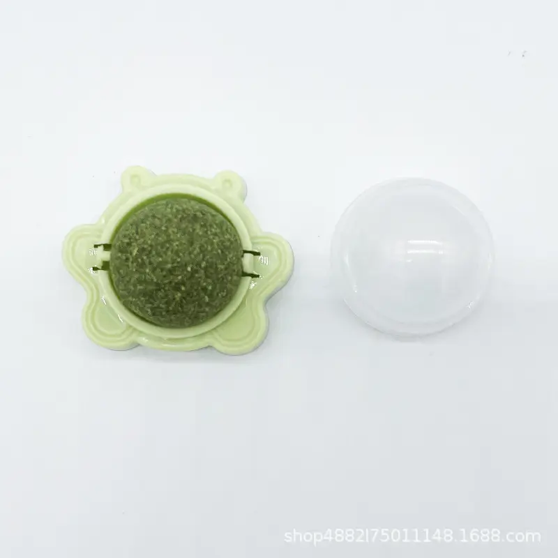 Cat Toy Bell Ball Wholesale 38mm Crinkle Paper Ball Rotating Catnip Ball Self-Entertainment Interactive Fun Pet Supplies