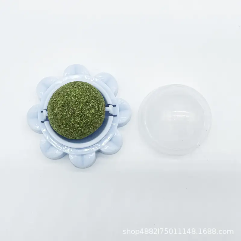 Cat Toy Bell Ball Wholesale 38mm Crinkle Paper Ball Rotating Catnip Ball Self-Entertainment Interactive Fun Pet Supplies