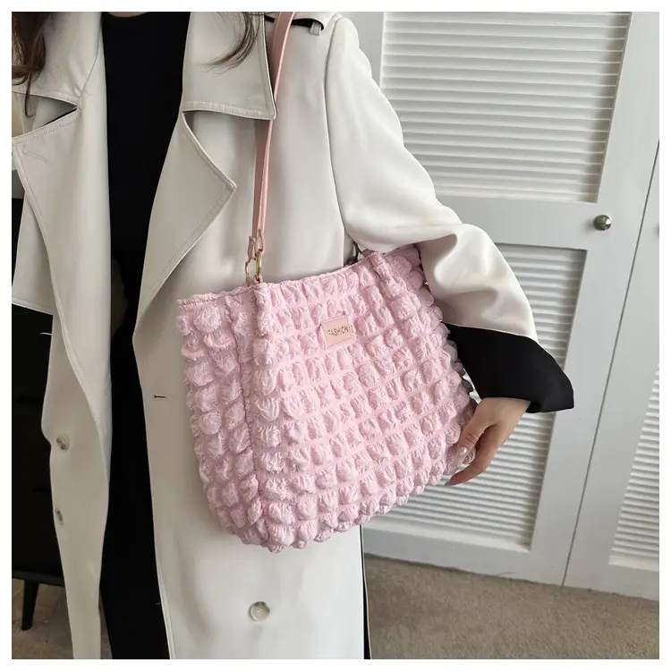Purple Pleated Shoulder Bag for Women 2023 — feature 12