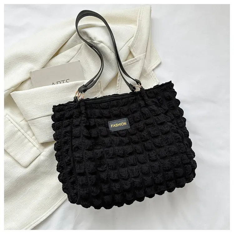 Purple Pleated Shoulder Bag for Women 2023 — feature 22