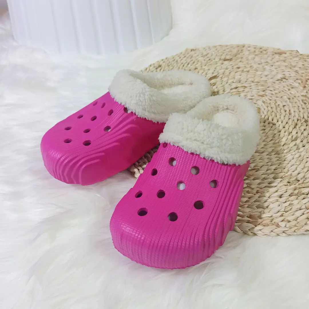 New factory wholesale winter men's and women's cotton slippers non-slip trendy thick-soled indoor and outdoor slip-on home shoes — feature 10