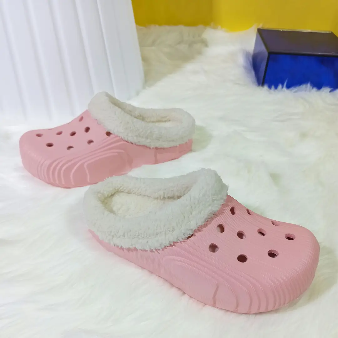 New factory wholesale winter men's and women's cotton slippers non-slip trendy thick-soled indoor and outdoor slip-on home shoes — feature 7