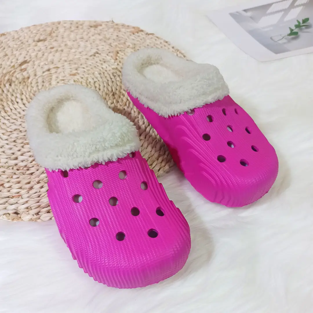 New factory wholesale winter men's and women's cotton slippers non-slip trendy thick-soled indoor and outdoor slip-on home shoes — feature 9