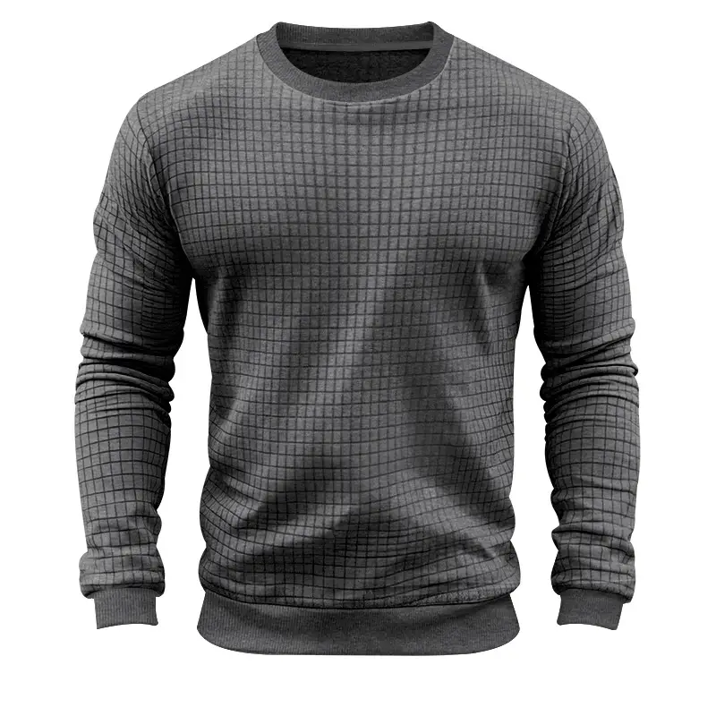 Men's Long Sleeve Waffle Knit T-Shirt Beige - Image 10