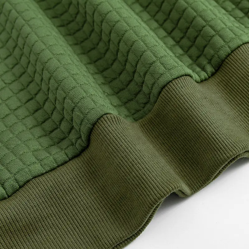 Men's Long Sleeve Waffle Knit T-Shirt Beige — feature 37