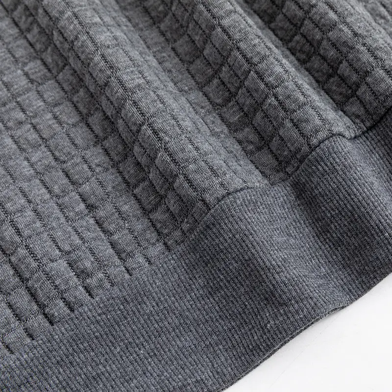 Men's Long Sleeve Waffle Knit T-Shirt Beige — feature 55