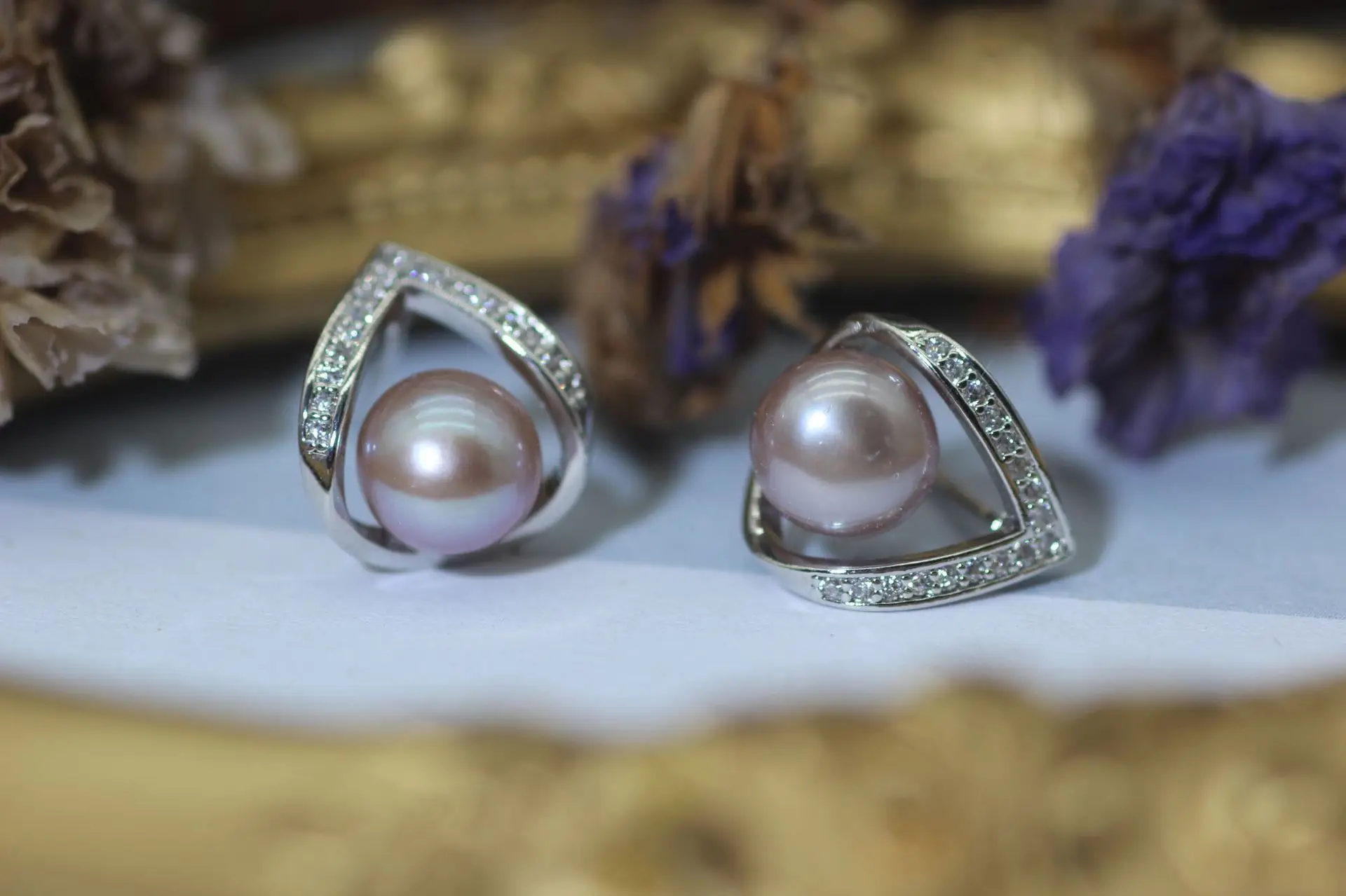 Pearl Earrings 925 Silver Needle Natural Freshwater Pearl 2024 Birthday Gift — feature 12