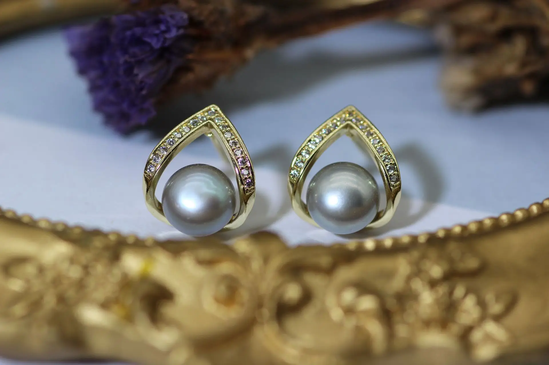Pearl Earrings 925 Silver Needle Natural Freshwater Pearl 2024 Birthday Gift — feature 21