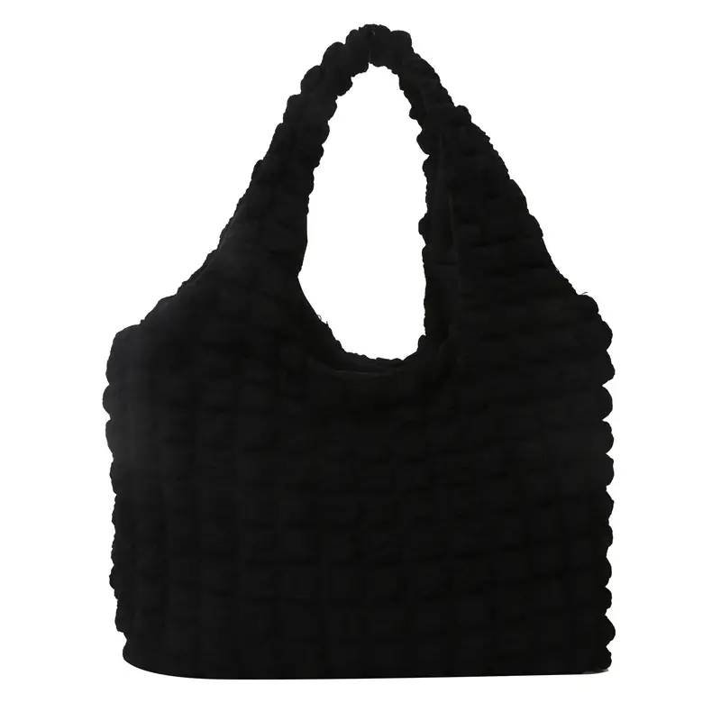 2023 Black Cloud Pleated Shoulder Bag for Women