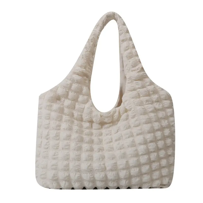 2023 Black Cloud Pleated Shoulder Bag for Women