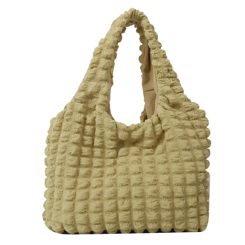 2023 Black Cloud Pleated Shoulder Bag for Women