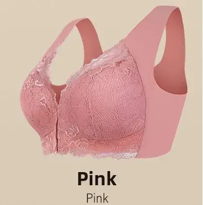 Black Lace Bra Large Chest Small Comfortable Breathable