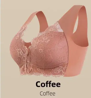 Black Lace Bra Large Chest Small Comfortable Breathable