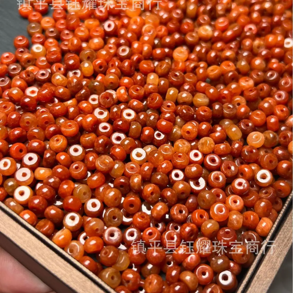 Red Patek Abacus Beads for Bracelets & Necklaces - Image 2