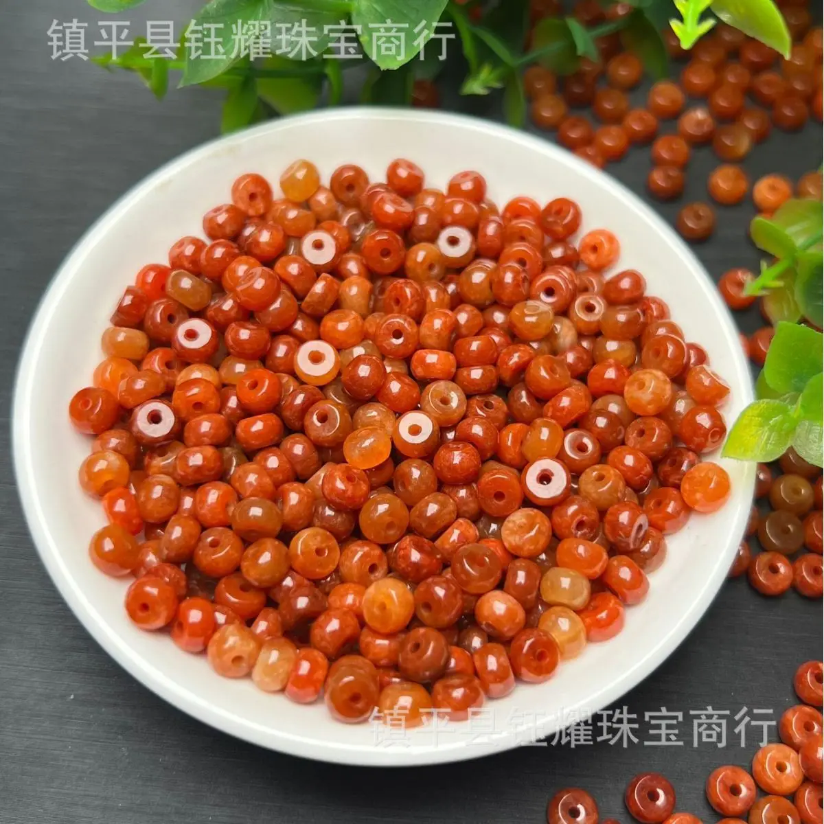 Red Patek Abacus Beads for Bracelets & Necklaces - Image 3