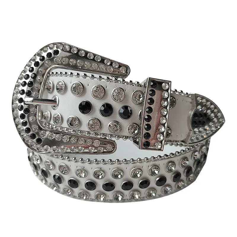 Full Diamond Belt Cross-border Fashion All-match Decorative Personality Diamond Crystal Shining Belt Korean Heavy Industry — feature 8