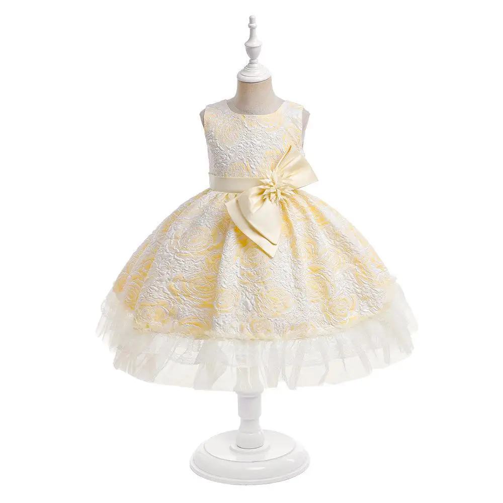 New Girls' Dress Cross-Border Ready Soft Pink - Image 2