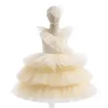 New Girls' Dress Cross-Border Ready Soft Pink β feature 13