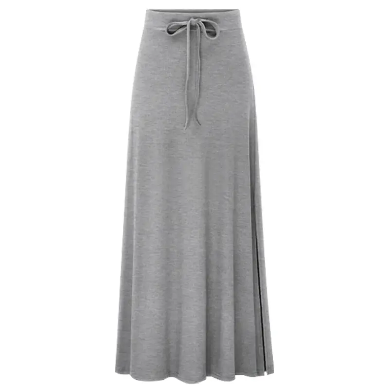 Women Korean Style High Waist Slimming Skirt Olive Green