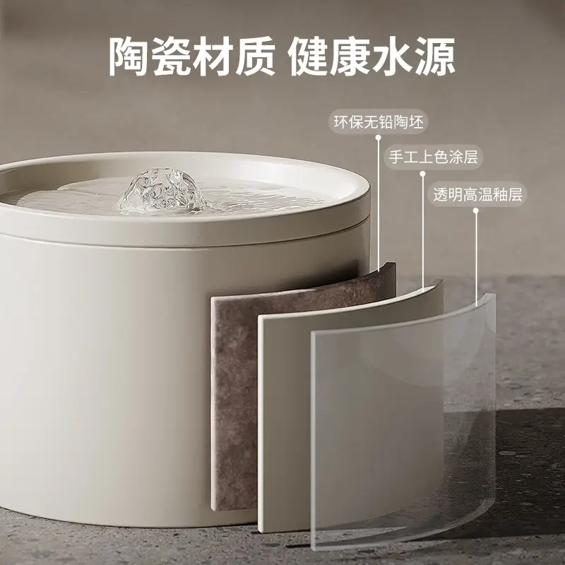 Cat Automatic Water Dispenser Flowing Silent Circulation Filter Ceramic Water Feeder Pet Supplies Amazon Wholesale