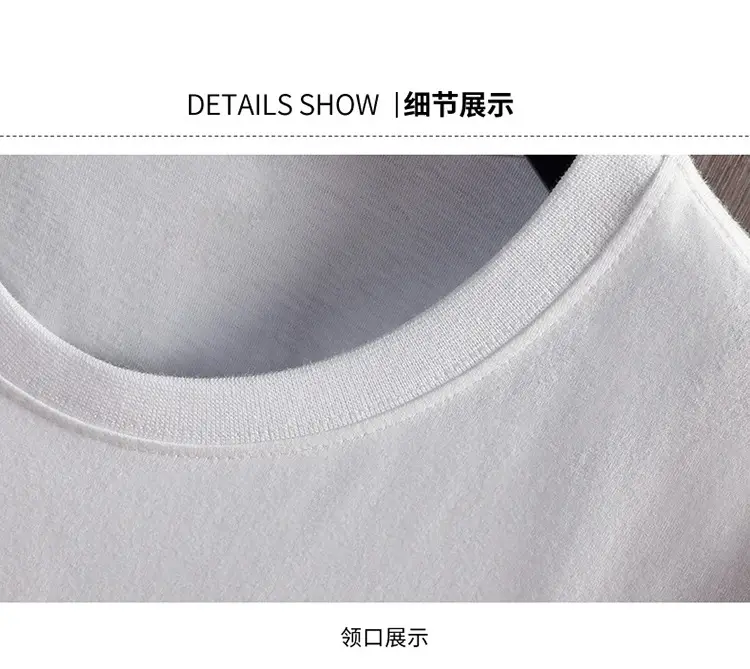 Men 200g Cotton Long Sleeve T-Shirt Red — feature 27