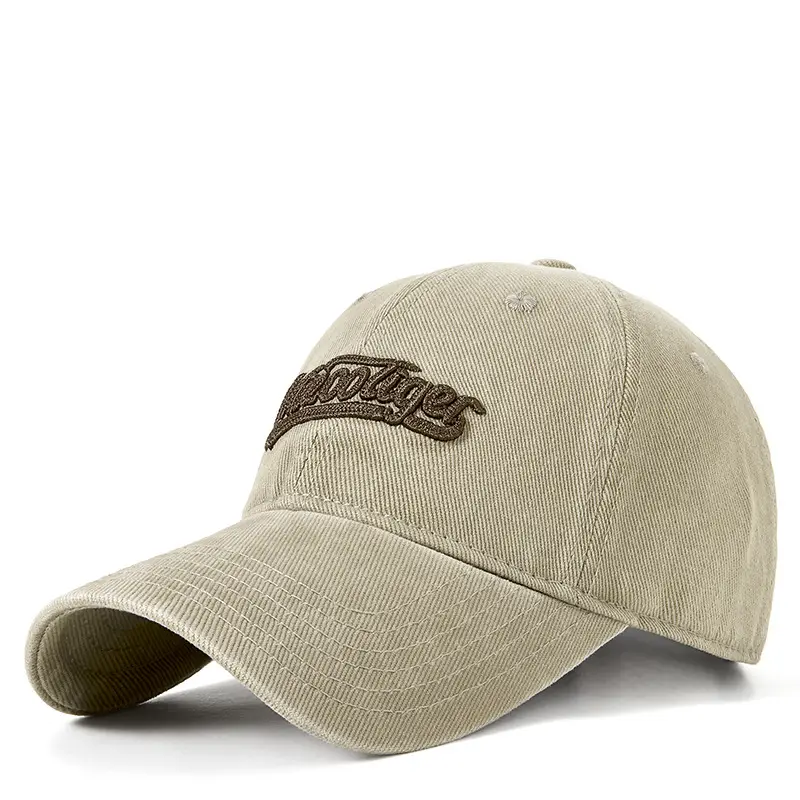 Women's Embroidered Korean Style Sun Hat Beige - Image 7