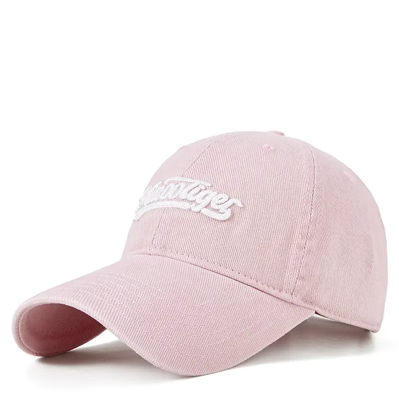 Women's Embroidered Korean Style Sun Hat Beige - Image 8