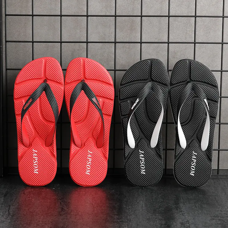 Men's Black EVA Flip Flops Summer Sandals