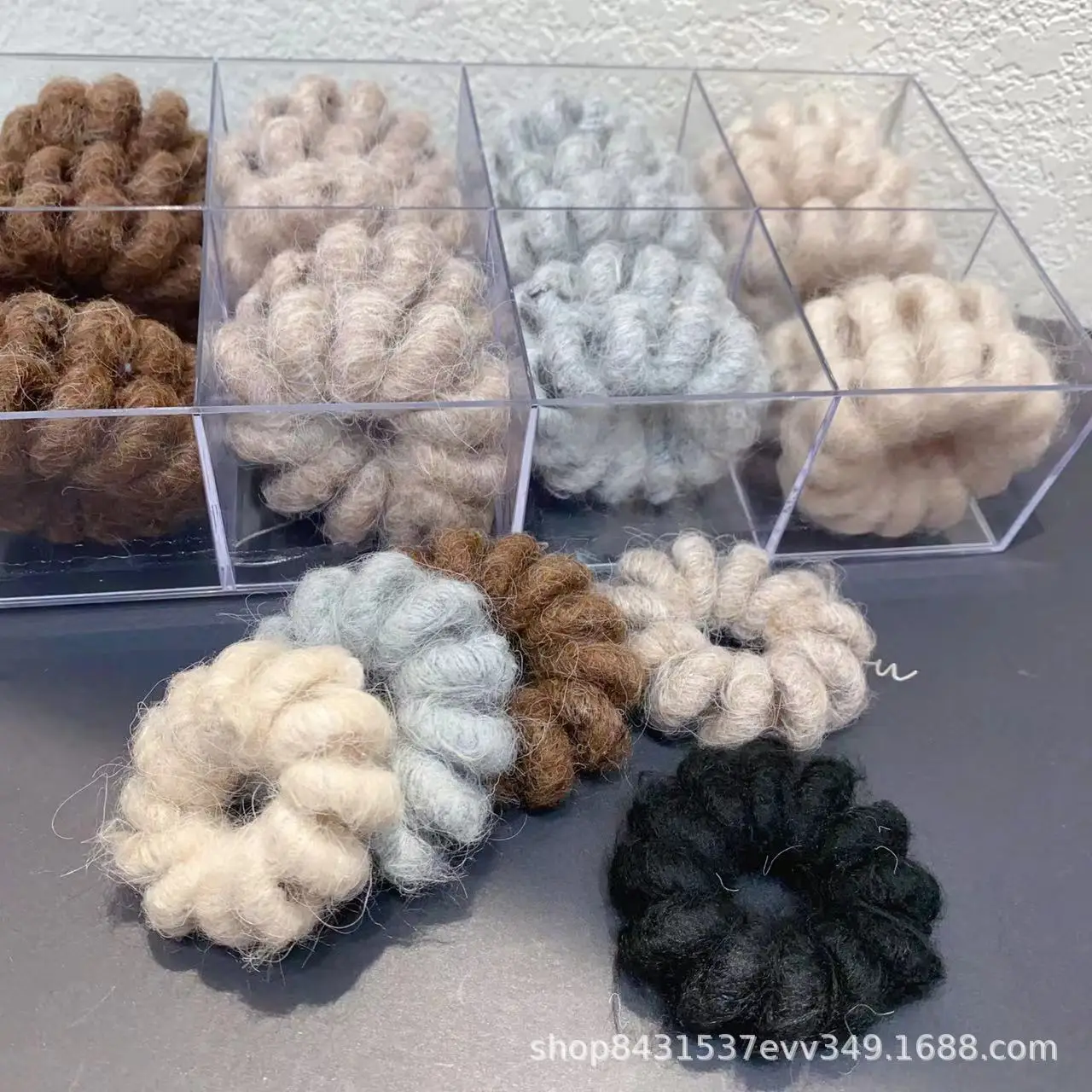Autumn Plush Hair Pony High Elastic Rings