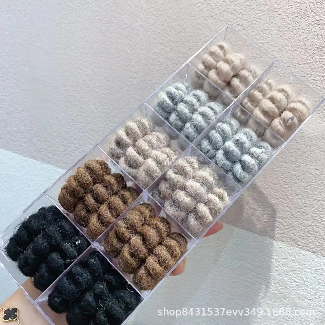 Autumn Plush Hair Pony High Elastic Rings