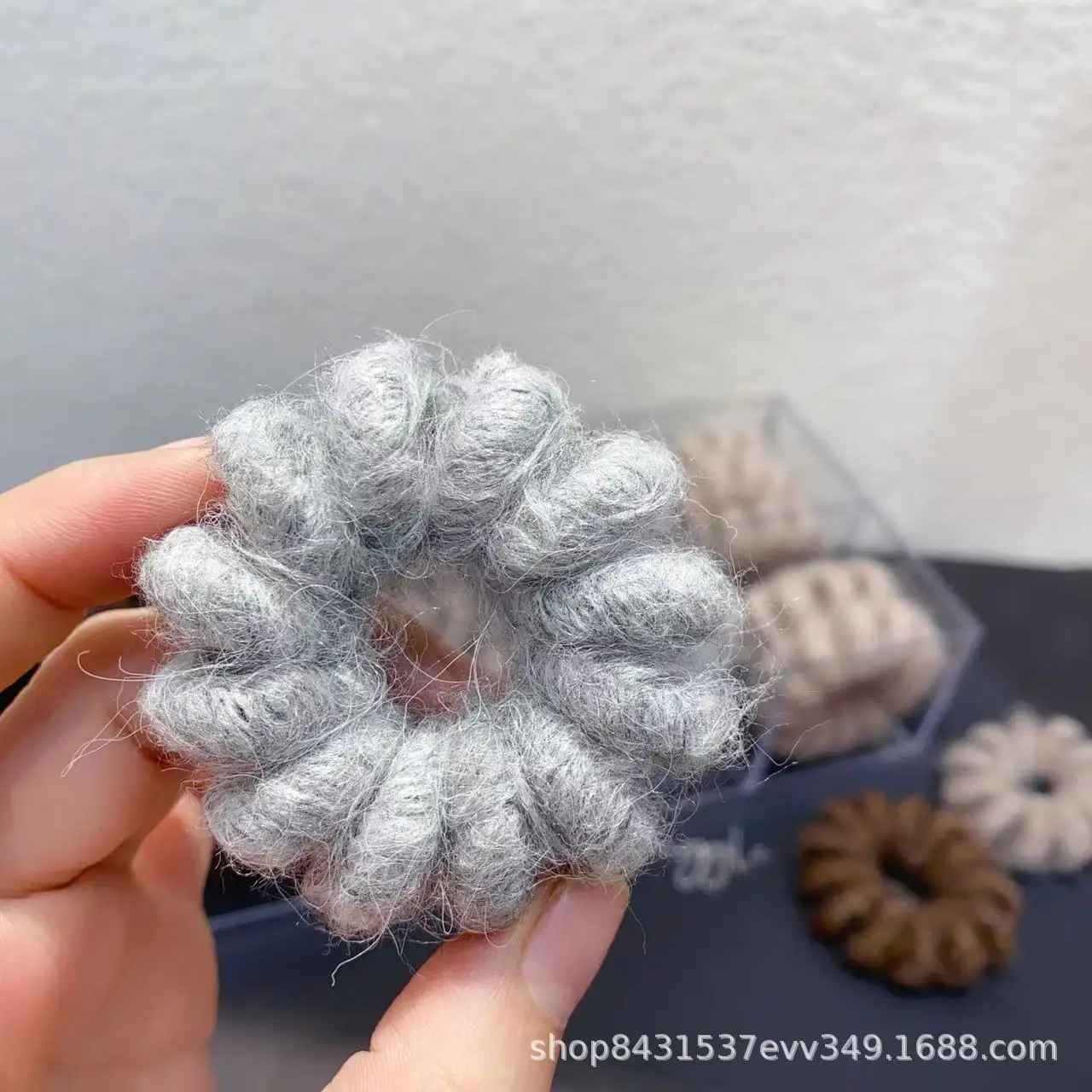 Autumn Plush Hair Pony High Elastic Rings