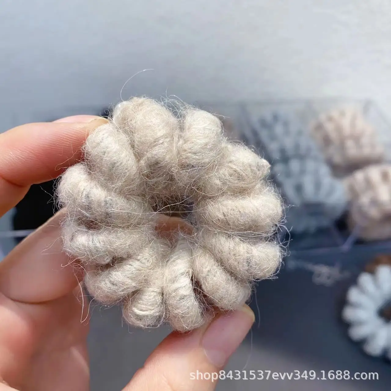 Autumn Plush Hair Pony High Elastic Rings